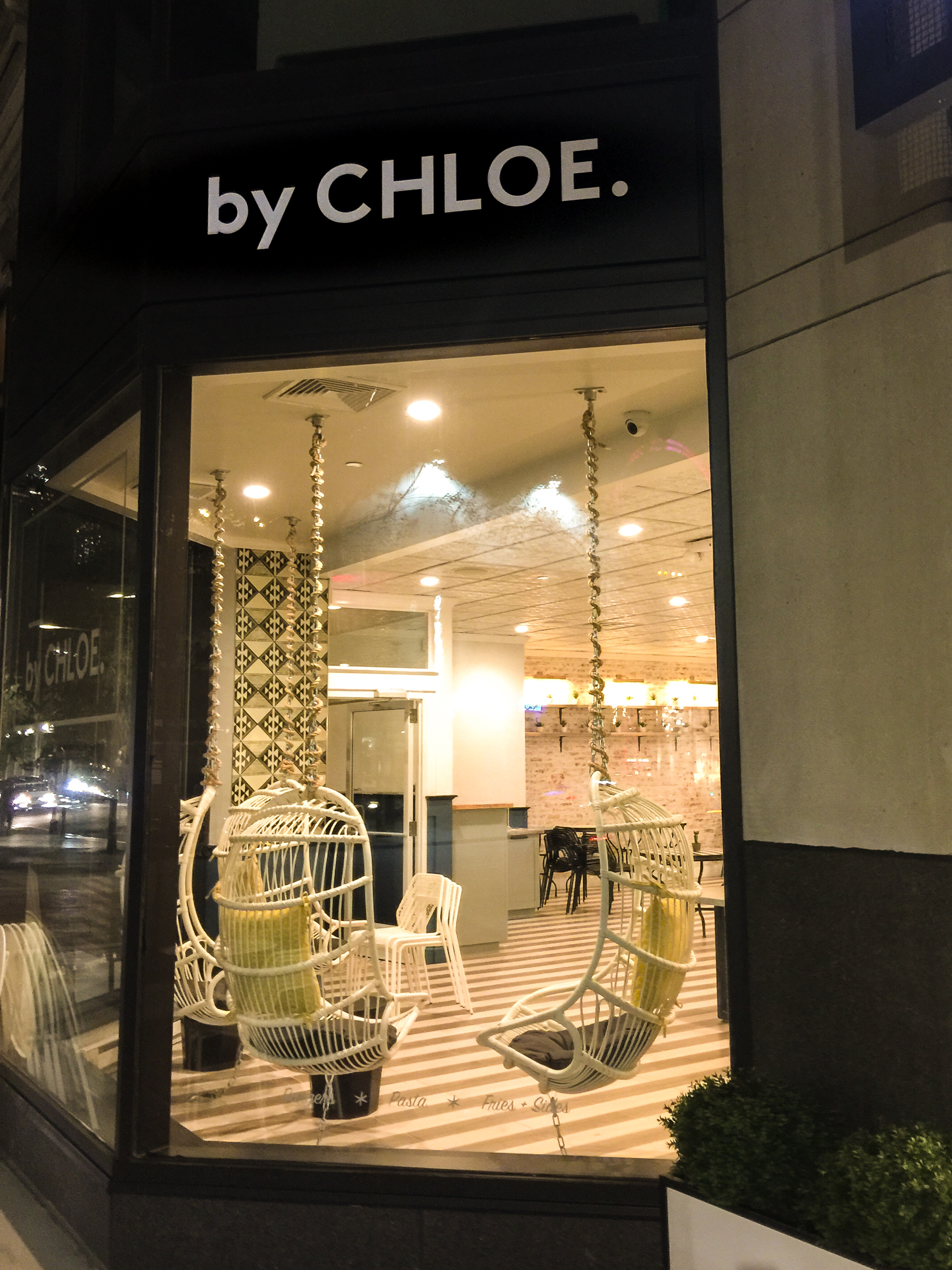 by Chloe Boston Back Bay the Night Before the Grand Opening.